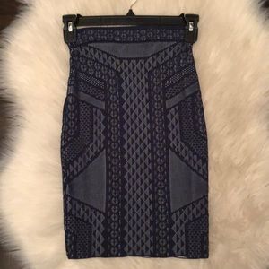 BCBG MaxAzria Navy skirt
